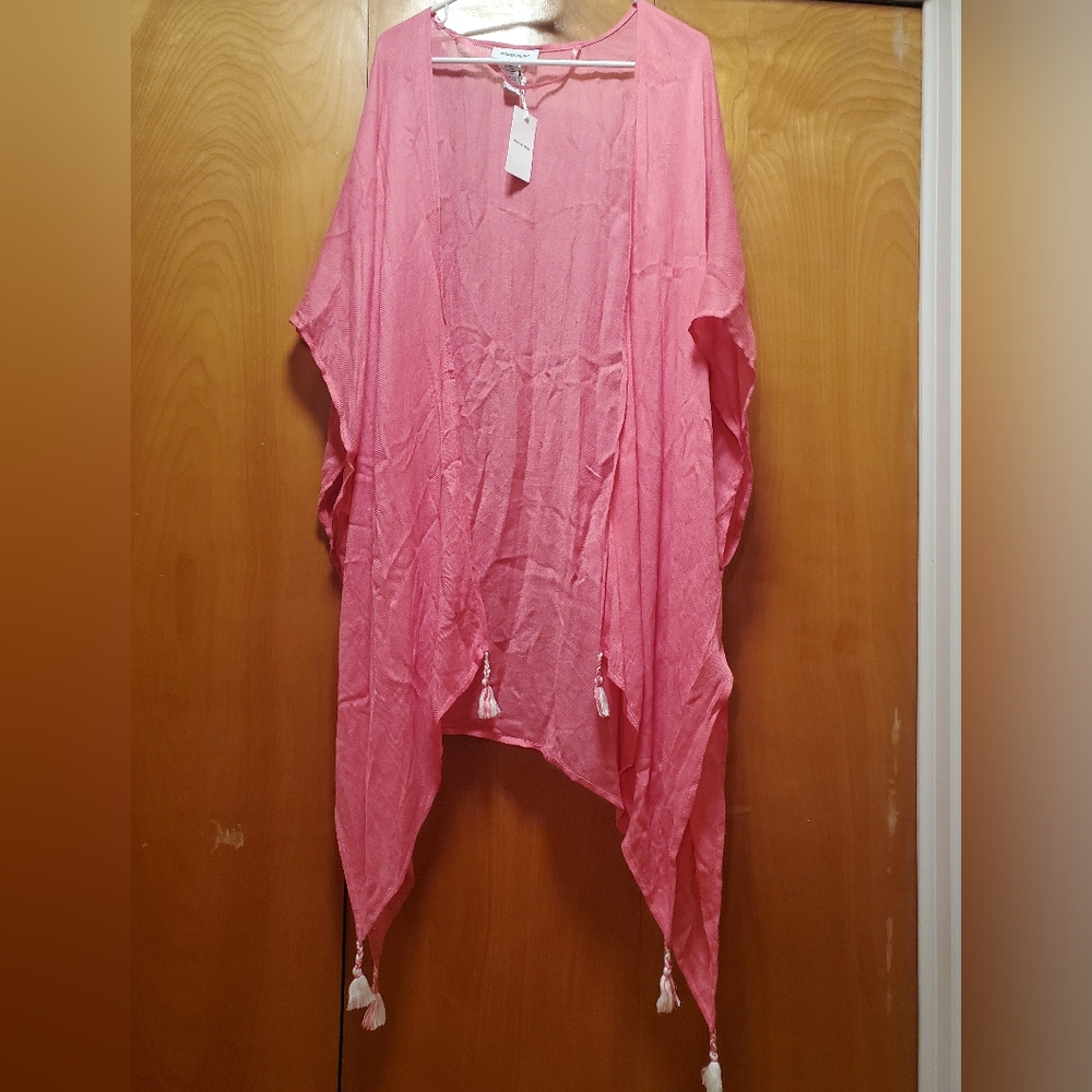 Nordstrom Cardigan Pink One Size NWT